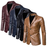 Thierry™ | Sophisticated Leather Jacket for Professional Settings