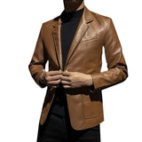 Thierry™ | Sophisticated Leather Jacket for Professional Settings