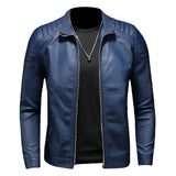 Bastien™ | Collared Leather Jacket