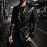 Thierry™ | Sophisticated Leather Jacket for Professional Settings