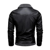 Léo™ | Stylish Leather Jacket Featuring Cozy Fleece Lining