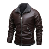 Léo™ | Stylish Leather Jacket Featuring Cozy Fleece Lining