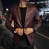 Thierry™ | Sophisticated Leather Jacket for Professional Settings