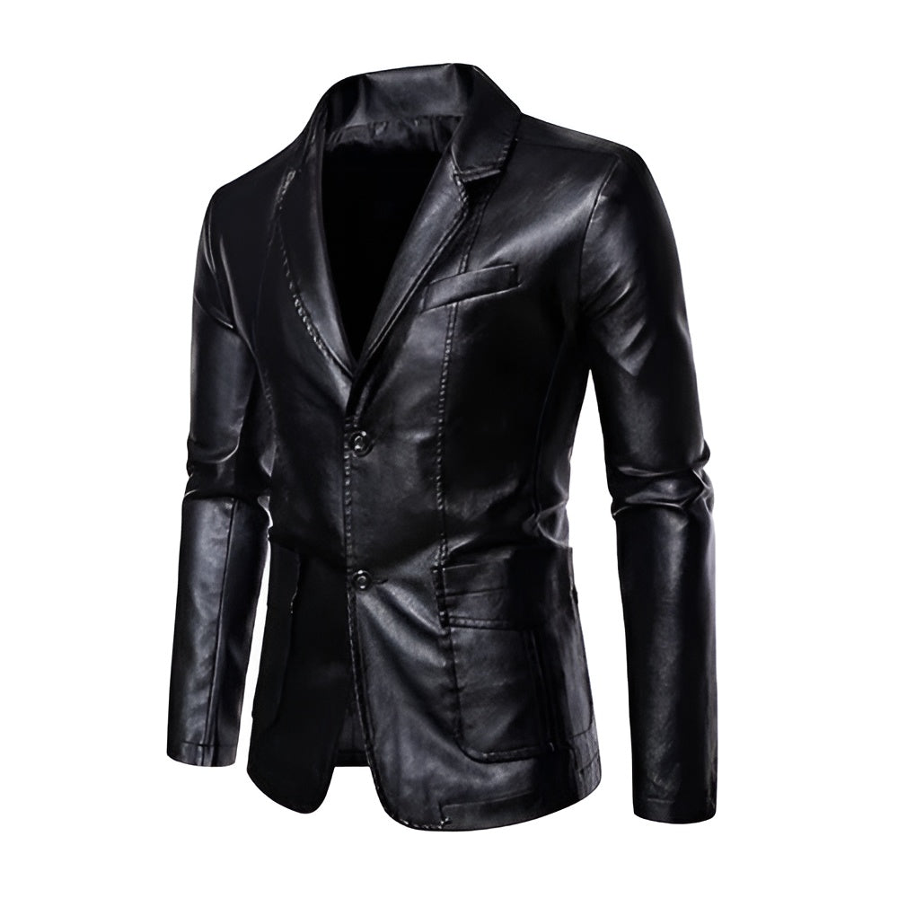 Thierry™ | Sophisticated Leather Jacket for Professional Settings