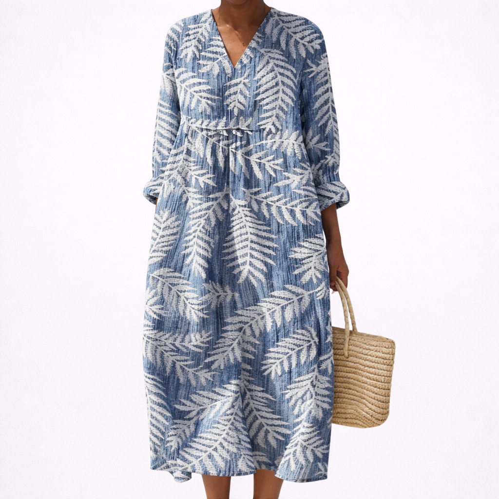 Malo - Flattering Printed Summer Dress