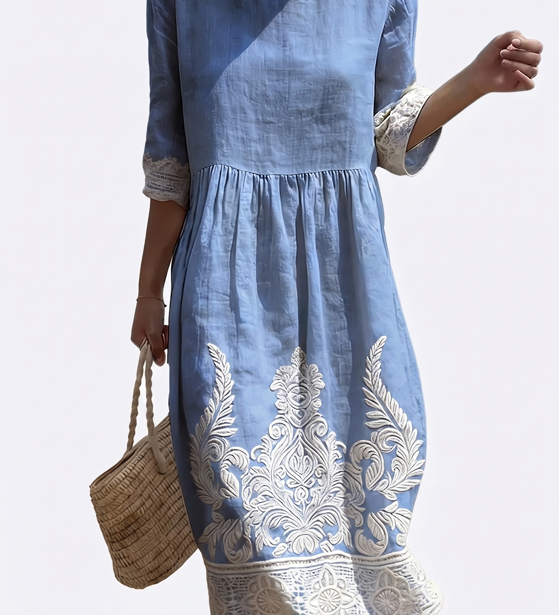 Margaux - Casual Women's Dress with Floral Pattern.