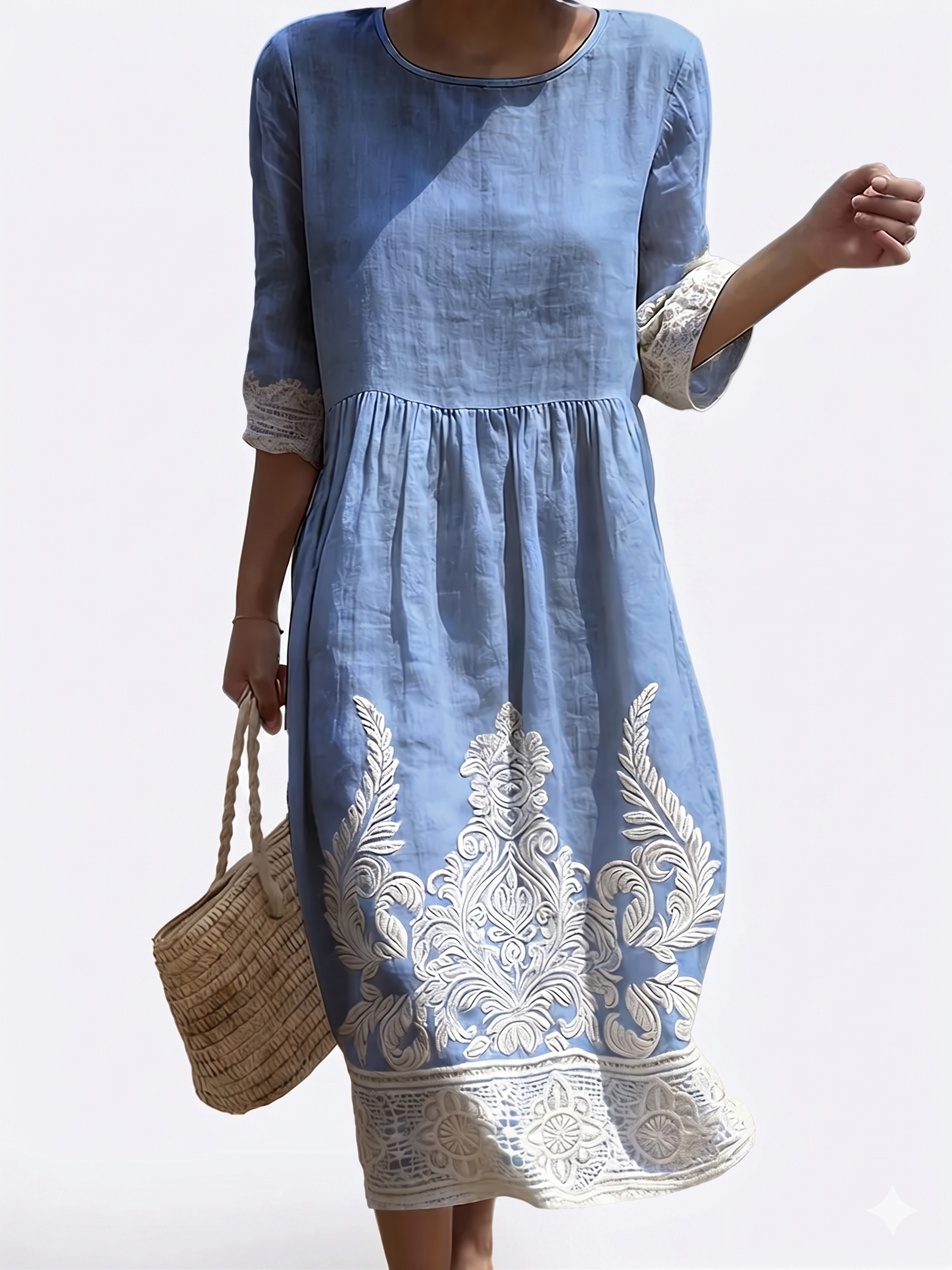 Margaux - Casual Women's Dress with Floral Pattern.