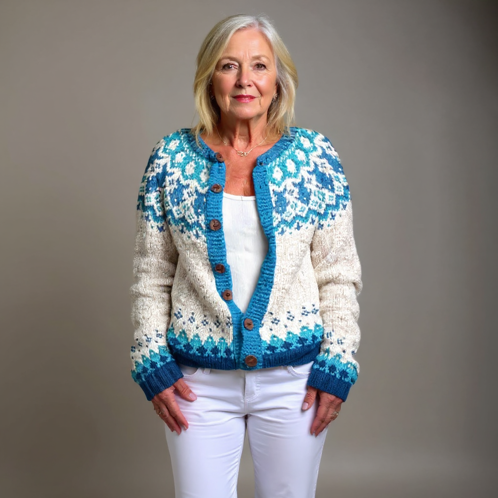 Meva vintage Icelandic cardigan for women | Ellie Dublin