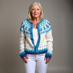 Meva vintage Icelandic cardigan for women | Ellie Dublin