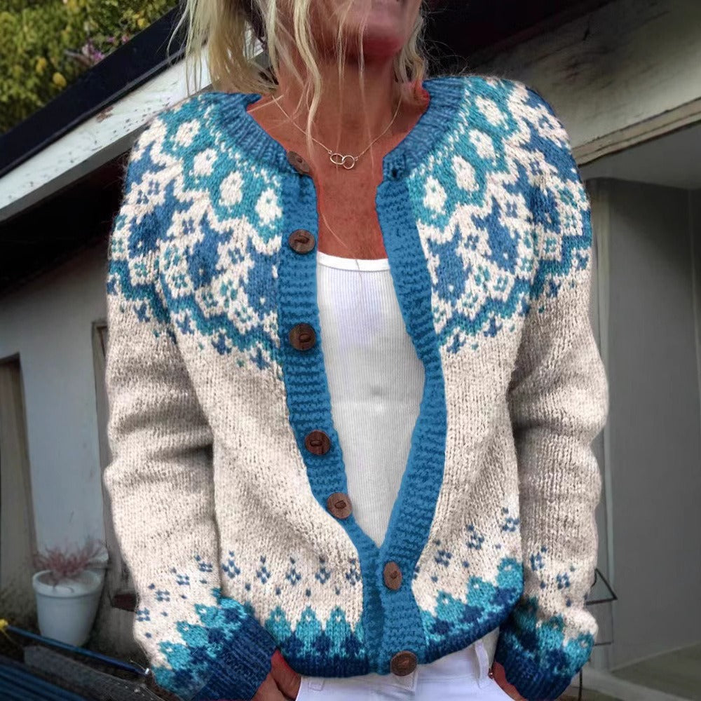 Meva vintage Icelandic cardigan for women, view 2