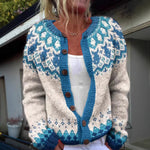 Meva vintage Icelandic cardigan for women, view 2