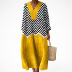 Mia - Flattering Printed Summer Dress