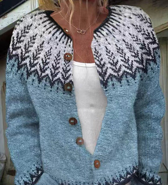 Mira vintage Icelandic cardigan for women, view 2