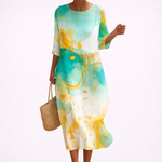 Mireille - Chic and Comfortable Long Flowing Dress