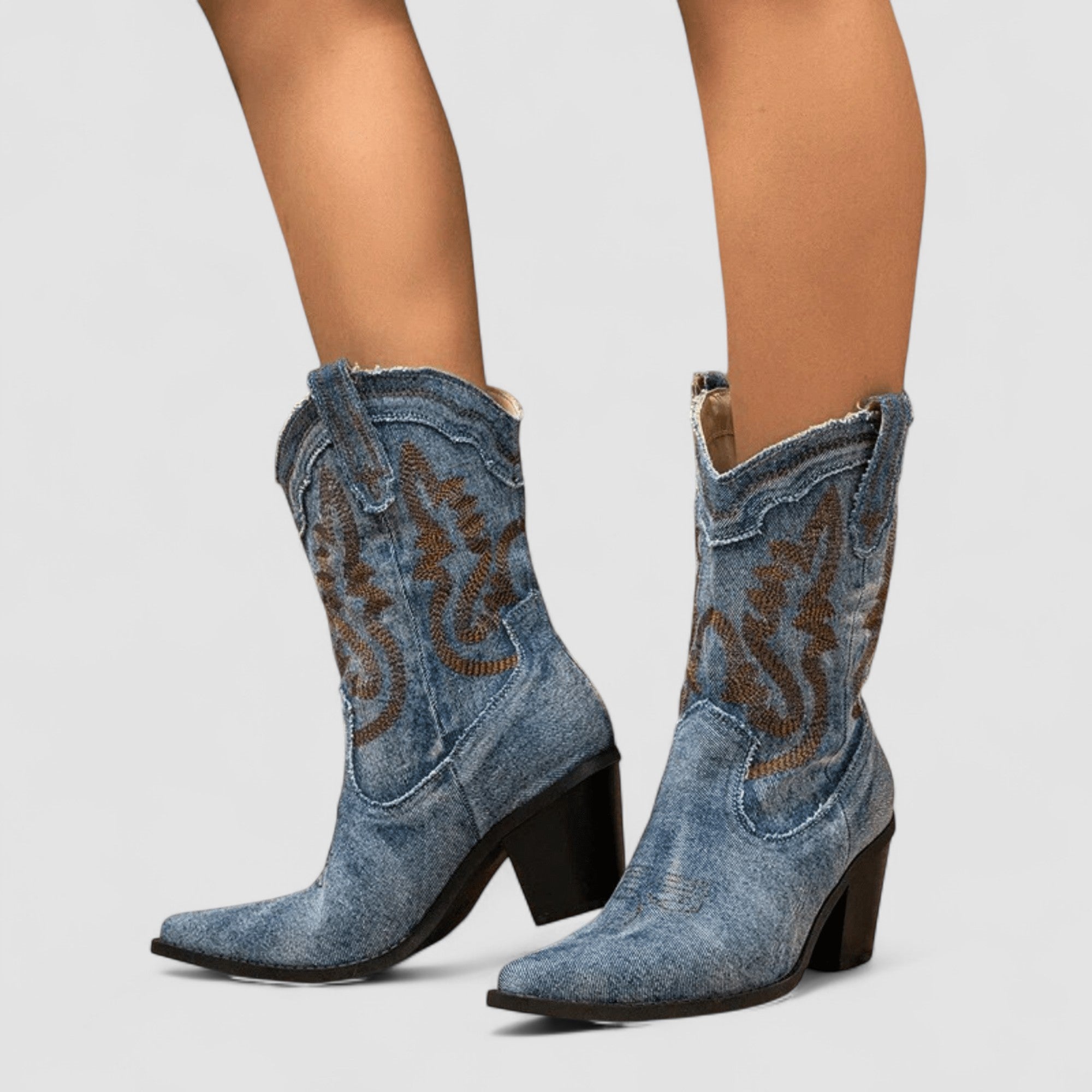 Amélie | Orthopaedic Denim Ankle Boots