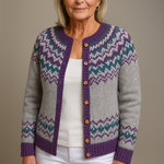 Naomi vintage Icelandic cardigan for women | Ellie Dublin