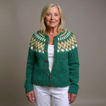Niamh vintage Icelandic cardigan for women | Ellie Dublin