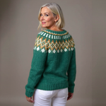 Niamh vintage Icelandic cardigan for women, view 3