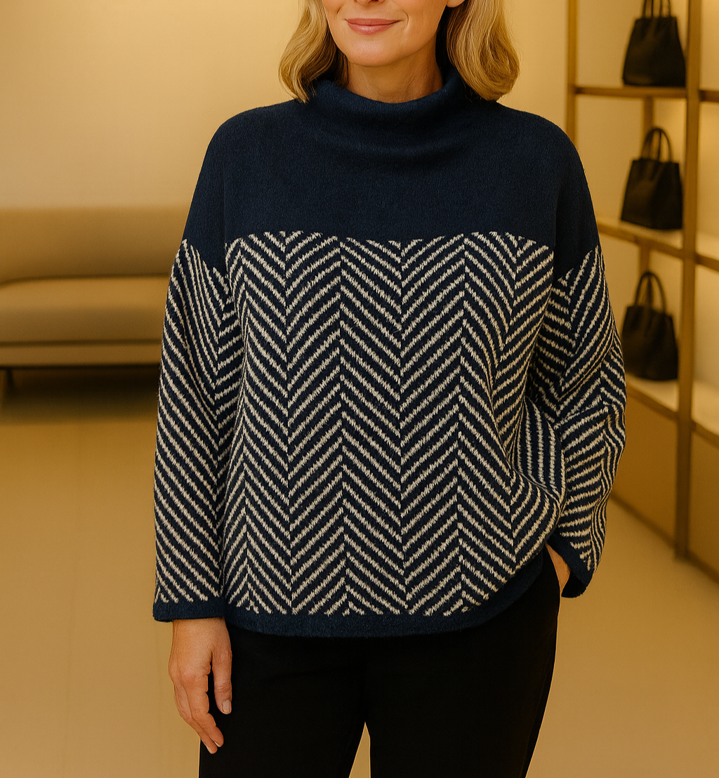 Norah | Cozy High Neck Sweater – view 6