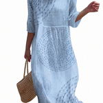 Océane - Casual Embroidered Dress for Women.