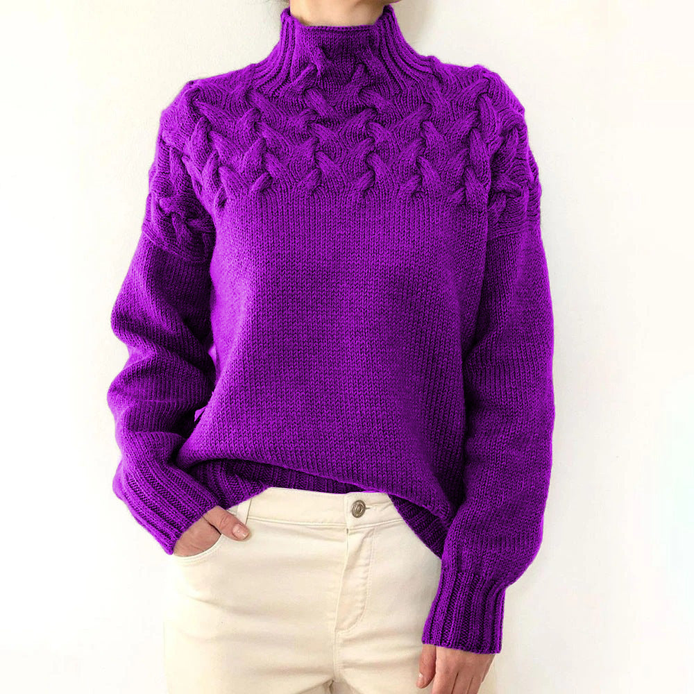 Nina | Cozy Knit Turtleneck