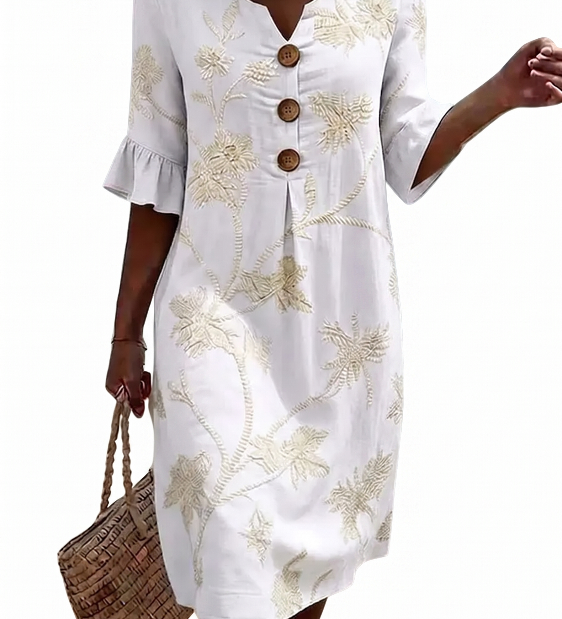 Philippine - Casual floral print women's dress.