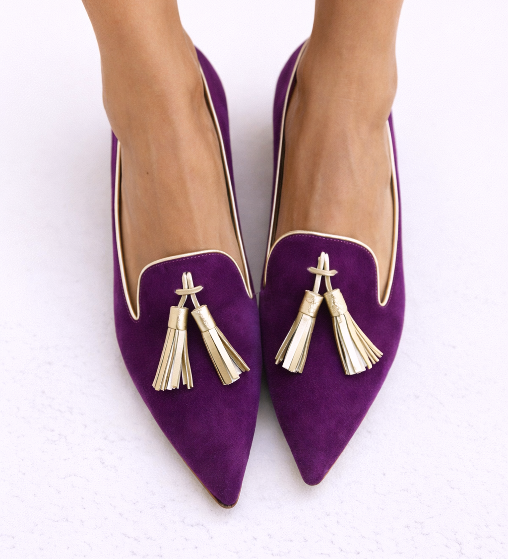 Portia - Bohemian Fringe Loafers