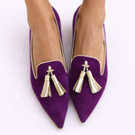 Portia - Bohemian Fringe Loafers