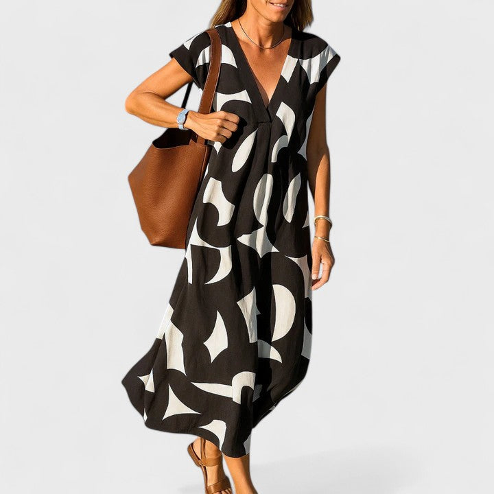 Valery | Floaty V-Neck Dress