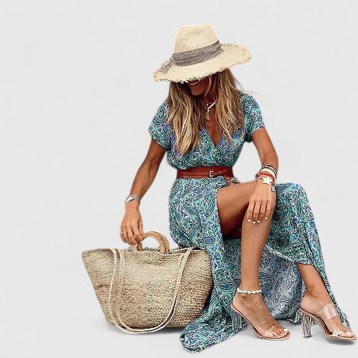 Caroline | Elegant Boho Maxi Dress