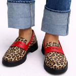 Roxie - Animal Print Loafers