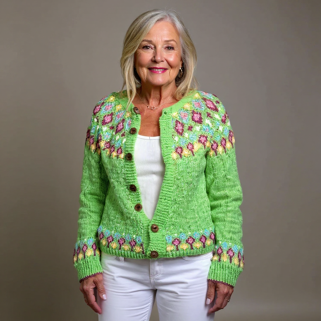 Ruby vintage Icelandic cardigan for women | Ellie Dublin