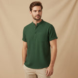 The Paddington Men’s Breathable Cotton Linen Henley Shirt