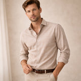 The Ashwood Park Men’s Two Tone Patchwork Western Vintage Denim Shirt