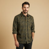 The Timbercrest Ridge Men’s Lightweight Checkered Cotton Shirt Jacket