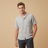 The Mayfair Men’s Relaxed Fit Textured Linen Blend Shirt