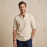 The Cedarfield Ridge Men’s Linen Lightweight Casual Summer Shirt