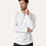 The Pinecrest Creek Men’s Casual Waffle Henley Thermal Shirt