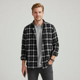 The Glenhurst Men’s Loose Fit Casual Retro Plaid Shirt