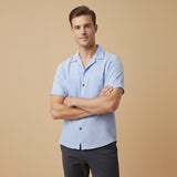 The Mayfair Men’s Relaxed Fit Textured Linen Blend Shirt
