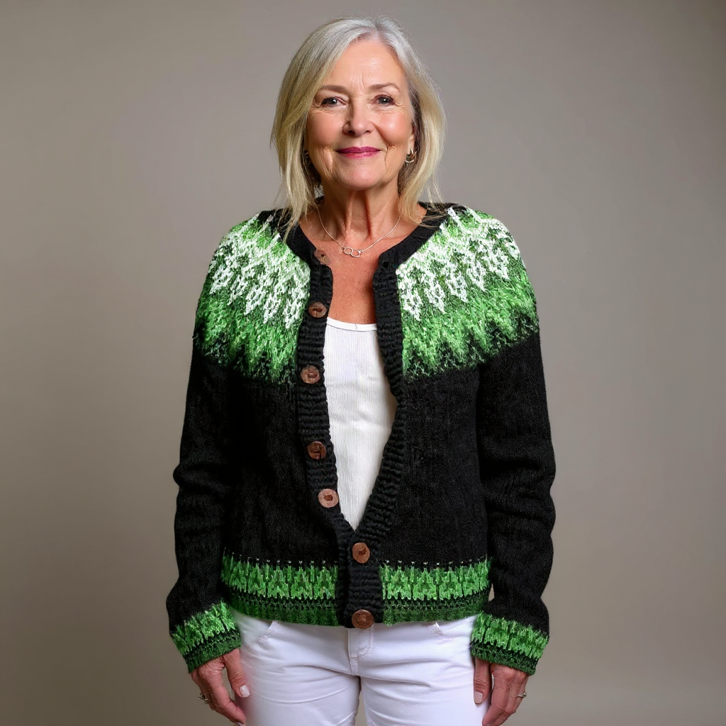 Sada vintage Icelandic cardigan for women | Ellie Dublin