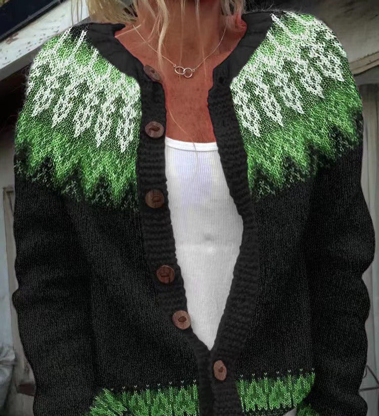 Sada vintage Icelandic cardigan for women, view 2