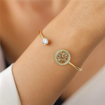 Sarah – Customizable Tree of Life Bracelet – view 2