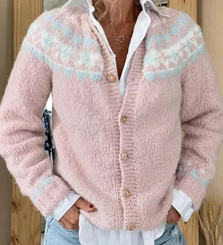 Selena vintage Icelandic cardigan for women, view 2