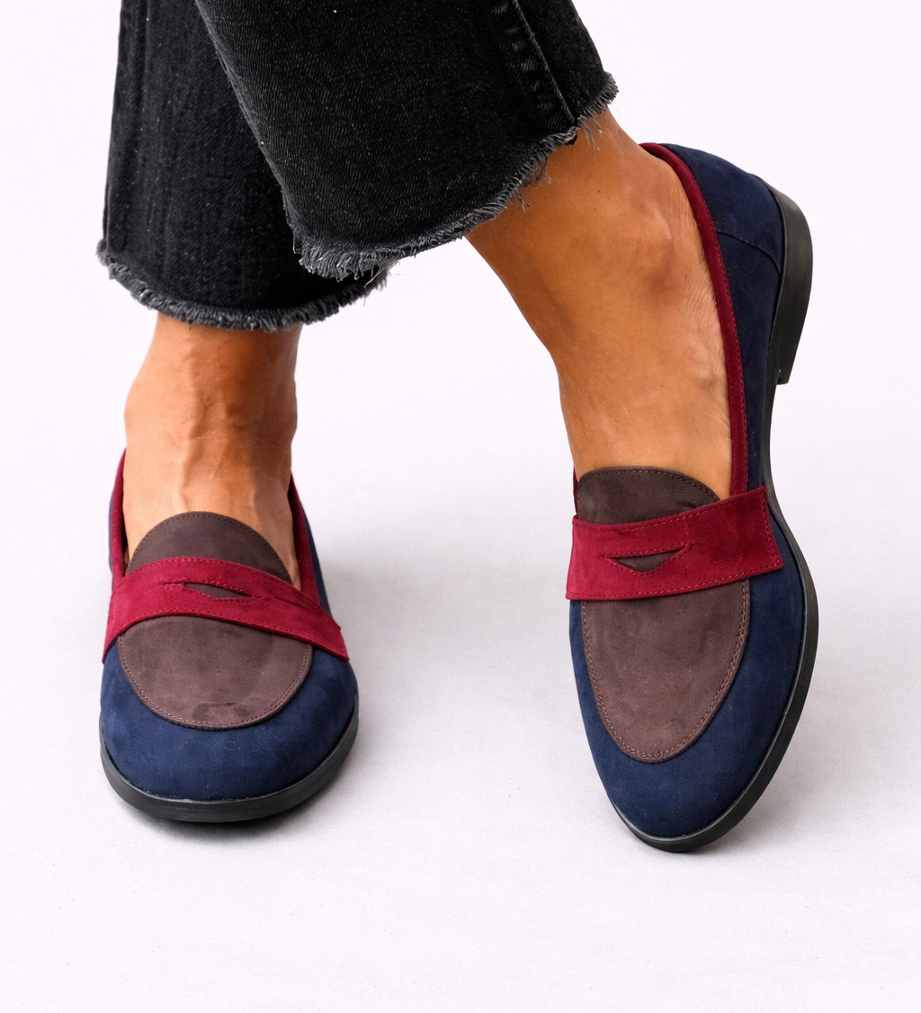 Sylvie - Chic Two-Tone Moccasin