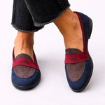 Sylvie - Chic Two-Tone Moccasin