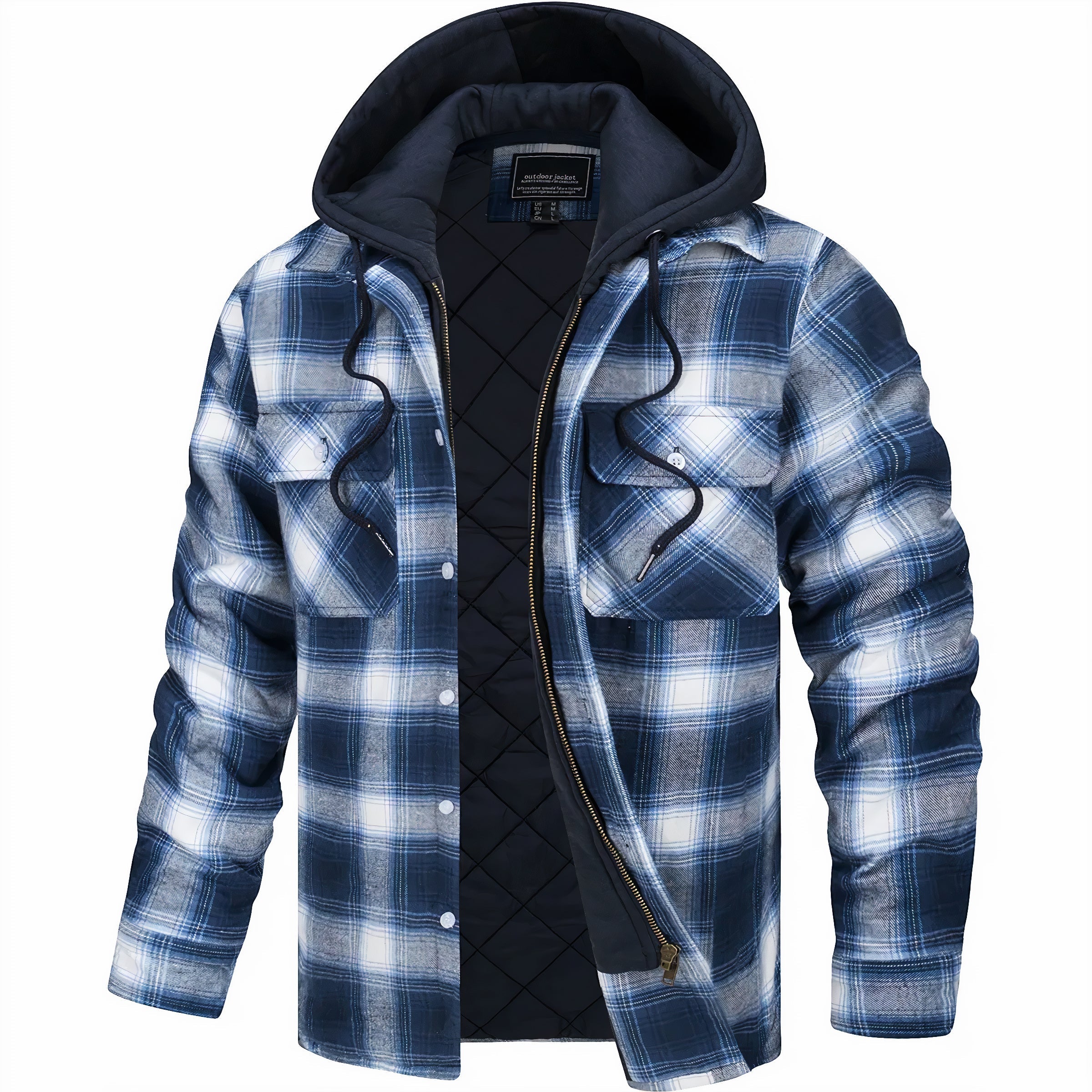 Lyonard™ | Zip-Up Checked Jacket