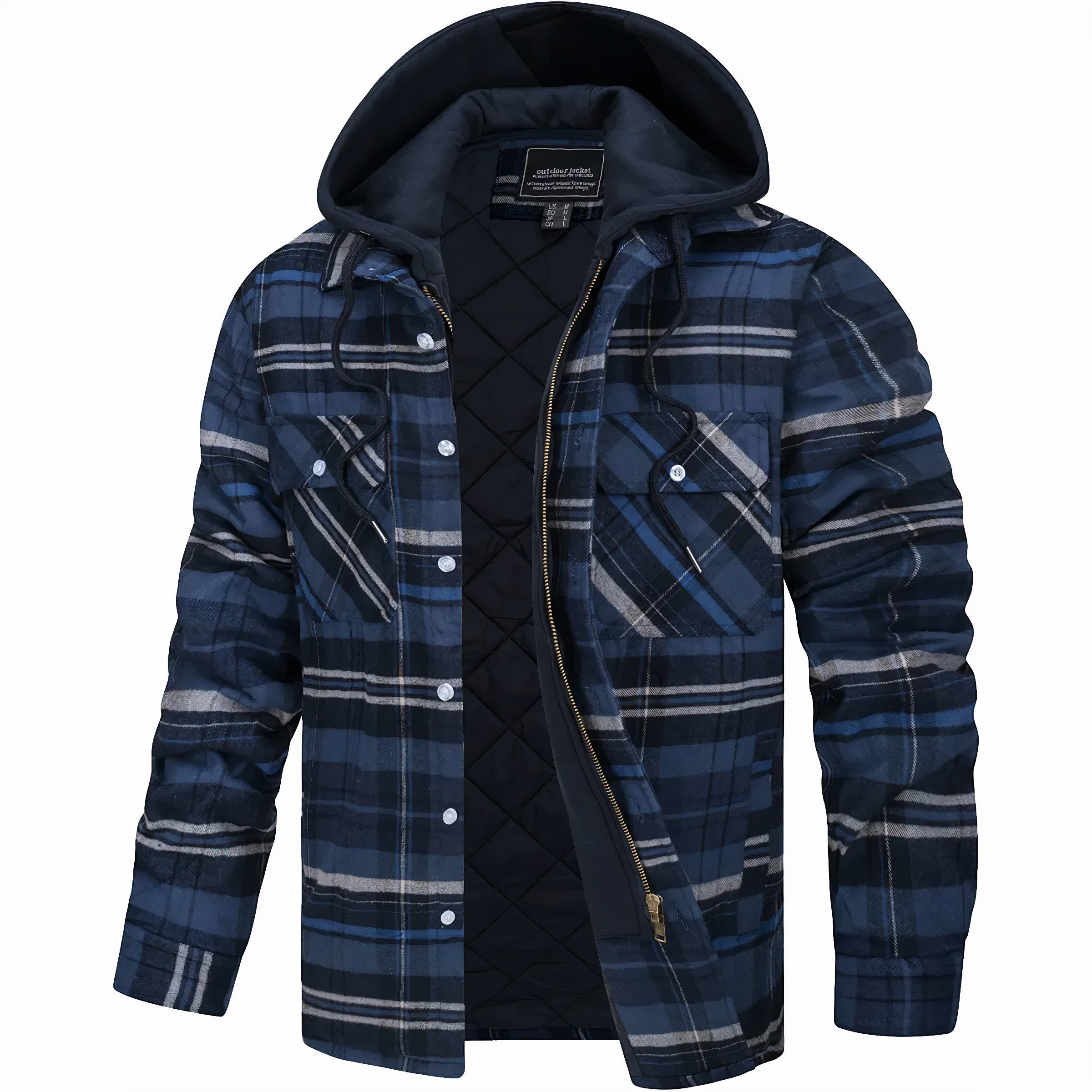 Lyonard™ | Zip-Up Checked Jacket
