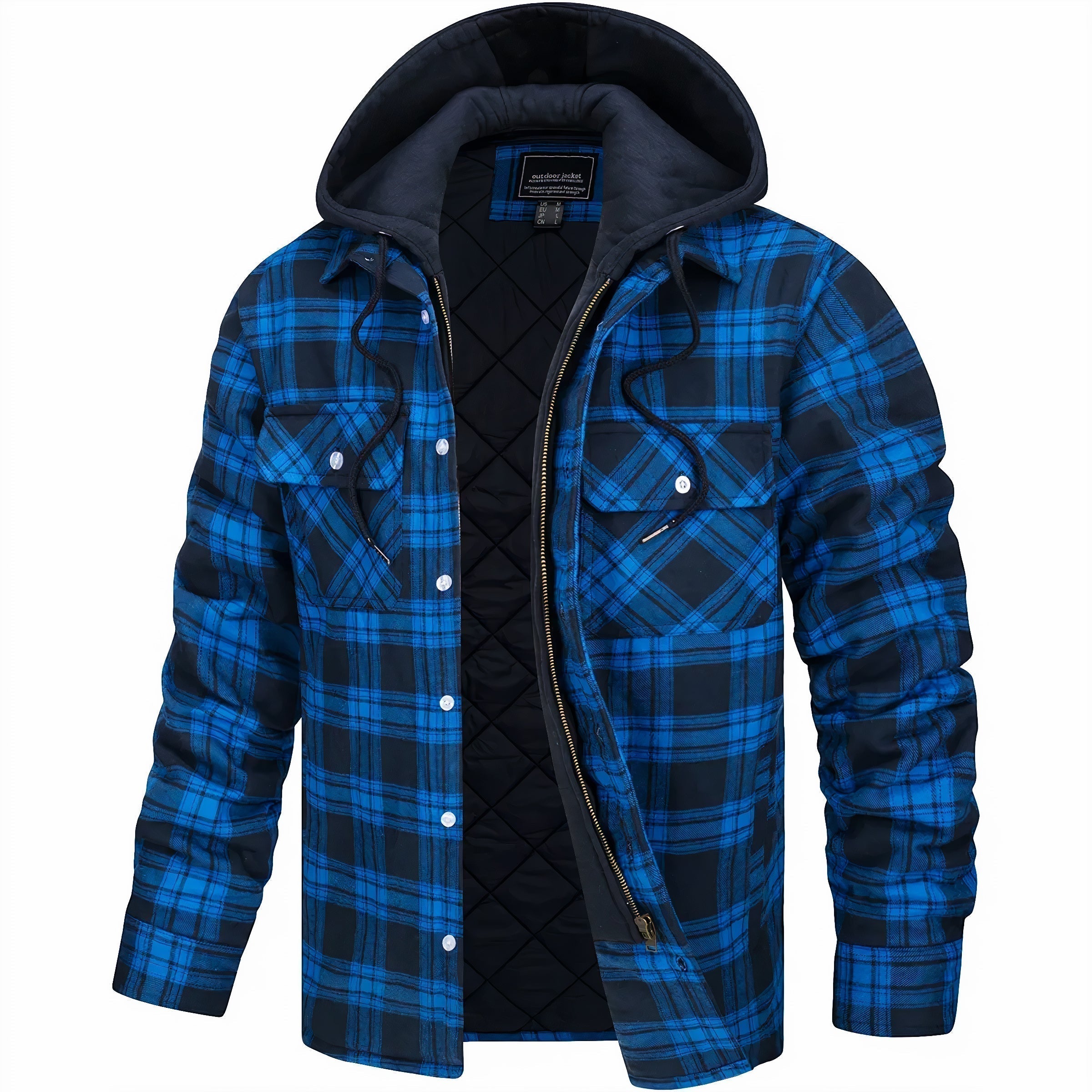 Lyonard™ | Zip-Up Checked Jacket