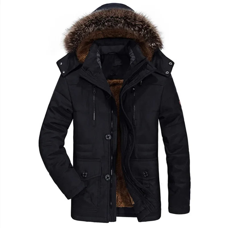 Pierre™ | Hooded Cotton Winter Jacket